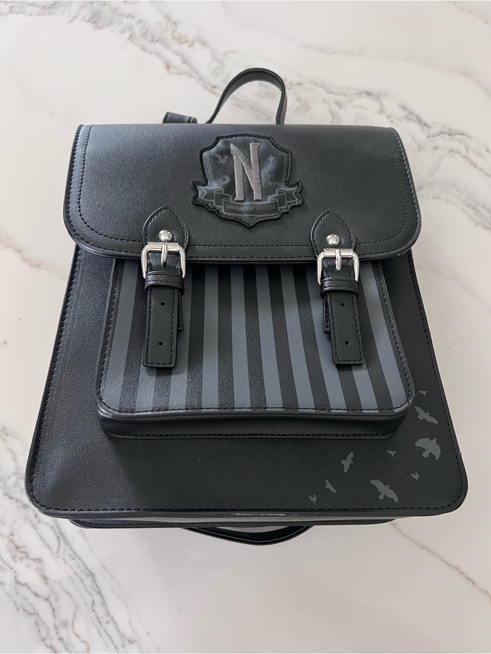 Wednesday Nevermore Academy Mini Backpack